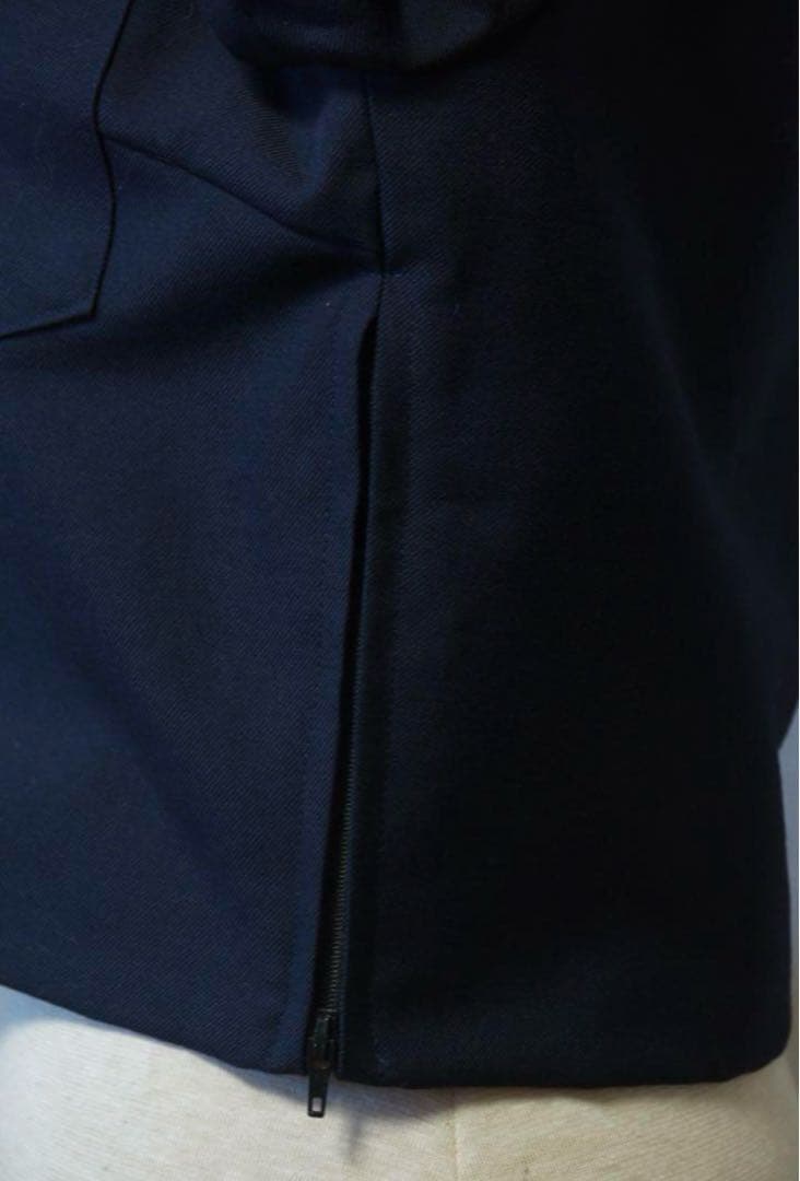 L赤色1本ライン替襟カバー白1本冬セーラー服