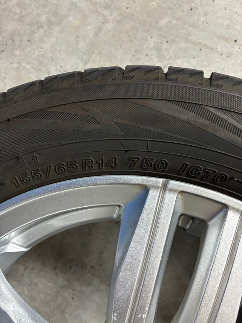 ice GUARD ig70 155/65R14 タイヤセット 14インチ