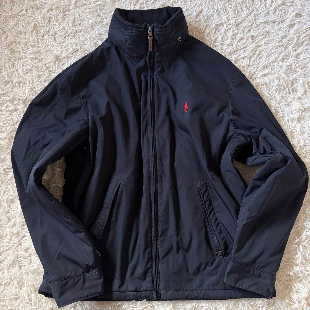 現行 希少2XL相当ポロラルフローレン ジャケット ブルゾン ポニー刺繍2way