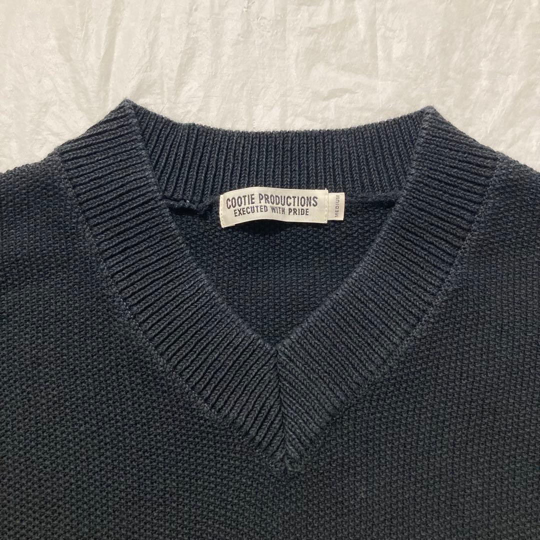 f*8様 COOTIE PRODUCTIONS　ニットベスト　Vネック　古着屋購