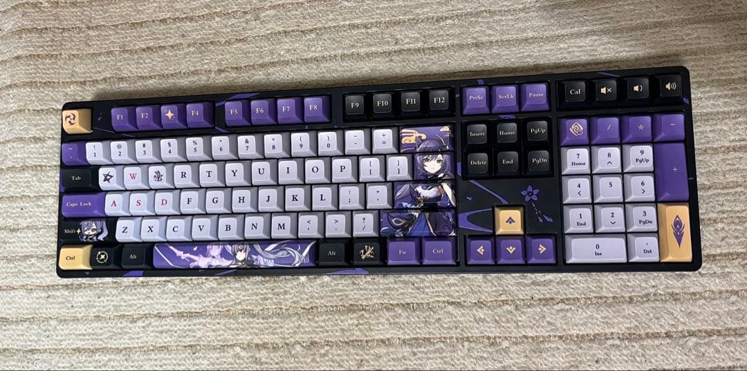 【原神】刻晴疾雷快雨キーボード Genshin 快銀軸