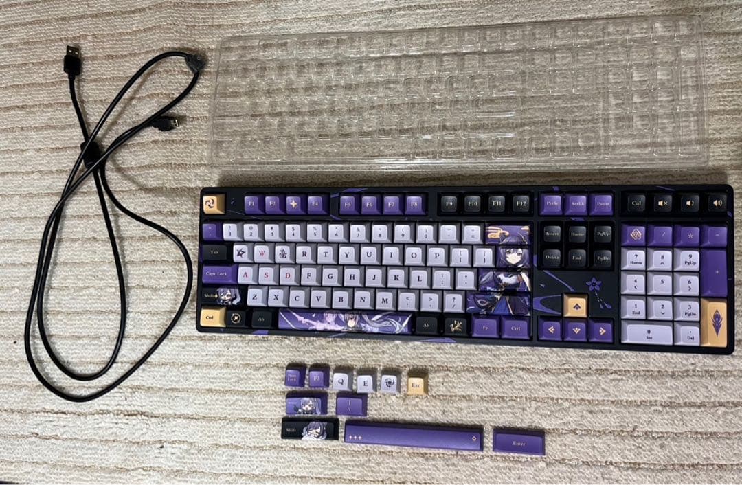 【原神】刻晴疾雷快雨キーボード Genshin 快銀軸