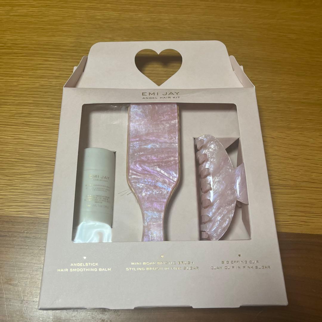 【新品・未使用】EMI JAY ヘアケアセット パールピンク