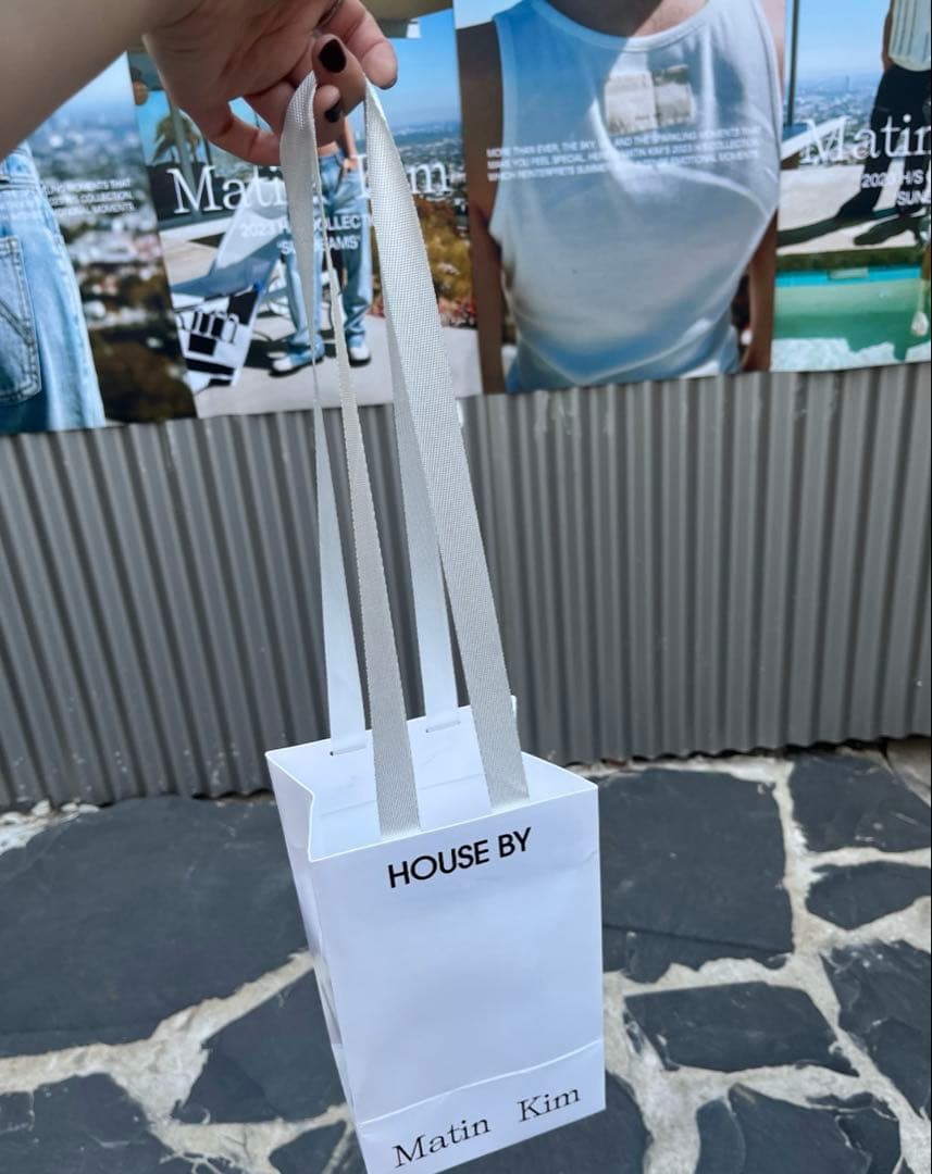 Matin Kim マーティンキム カードケース 名刺 ミニ財布 ブラック 黒