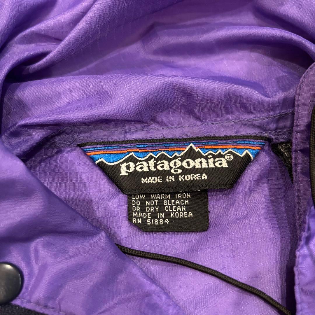 【80s】patagoniaフェザーウェイトシェルプルオーバーアノラックパーカー