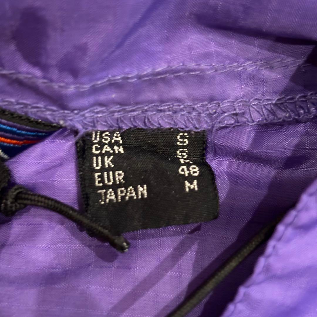 【80s】patagoniaフェザーウェイトシェルプルオーバーアノラックパーカー