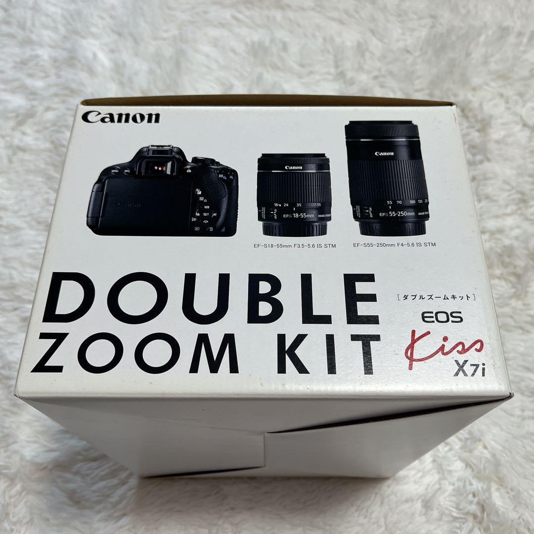 【美品】 CANON キャノン kiss x7i ダブルズームキット