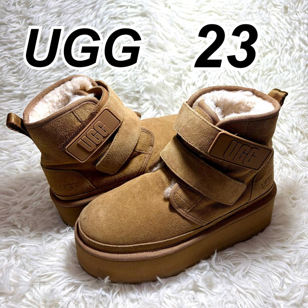UGG W NEUMEL PLATFORM 23㎝ アグ ボアブーツ ムートン