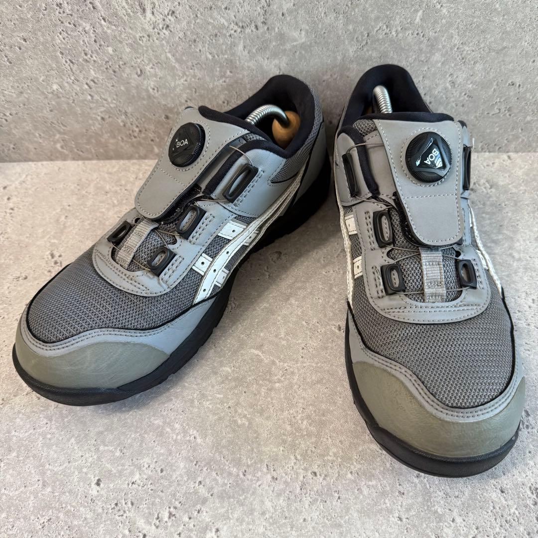 ASICS 安全靴 JSAA A種 BOA ダイヤル式 グレー 25.5cm