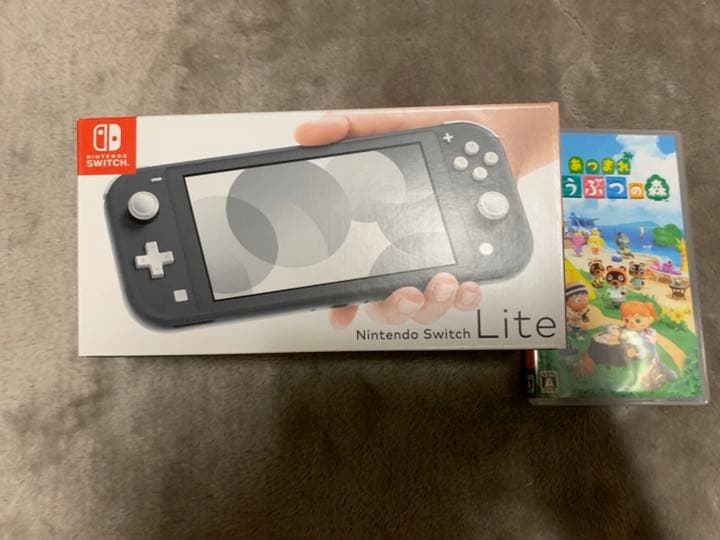 任天堂スイッチライトブラック　どうぶつの森ソフト