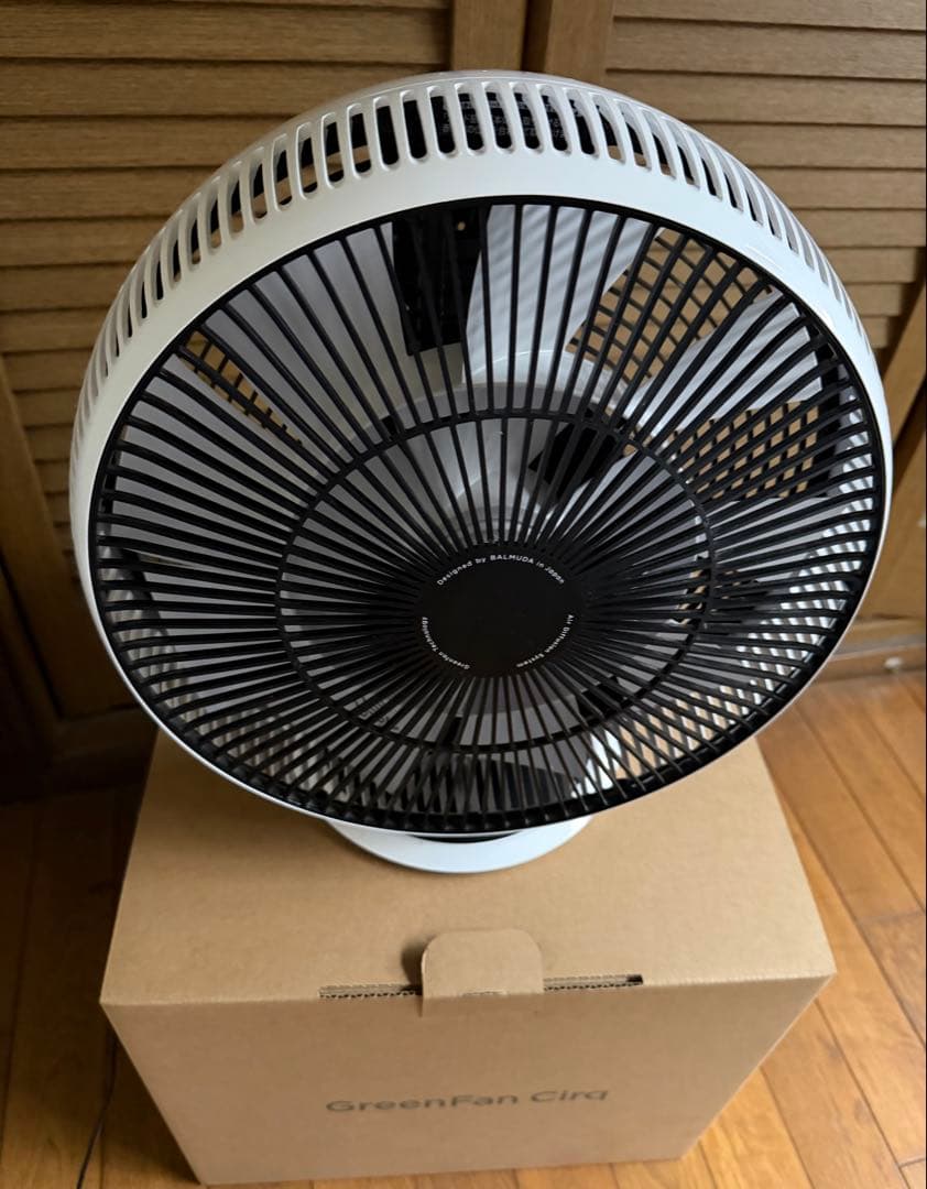 BALMUDA GreenFan ホワイト×ブラック EGF-3400-WK