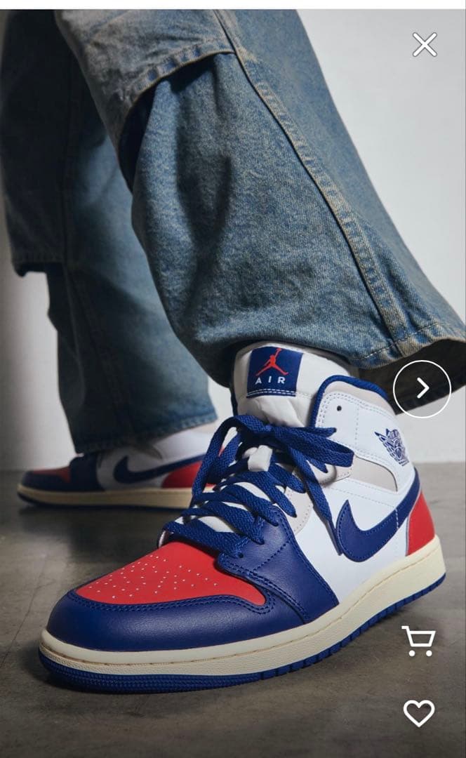 Nike Air Jordan 1 Mid \"Rare Air\" メンズ27.5