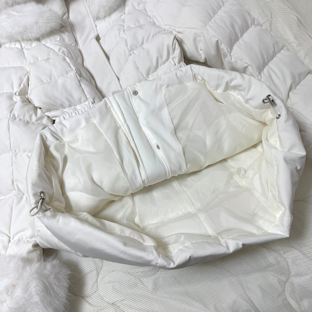 最安値✨　rienda 【神くびれダウン】Aラインダウンワンピコート　ファー