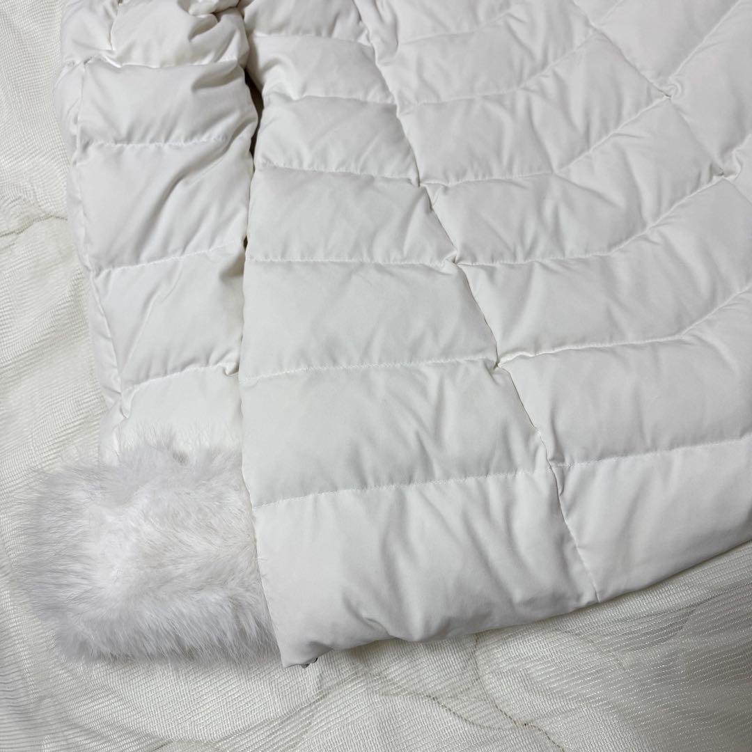 最安値✨　rienda 【神くびれダウン】Aラインダウンワンピコート　ファー