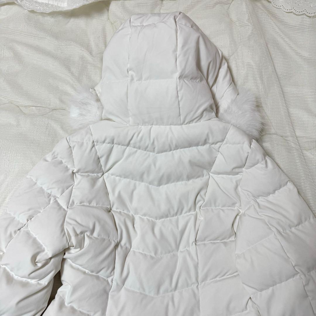 最安値✨　rienda 【神くびれダウン】Aラインダウンワンピコート　ファー