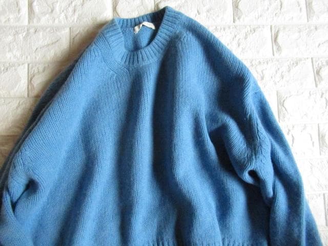 トゥモローランド ギャルリーヴィー 定価2.9万ファインウールニット ブルー