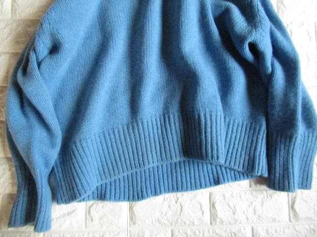 トゥモローランド ギャルリーヴィー 定価2.9万ファインウールニット ブルー