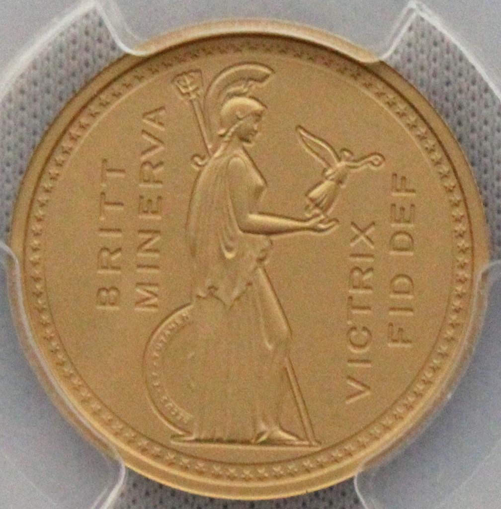 2021年 アセンション島 ジョセフ ボノミ ソブリン 金貨 PCGS PR70