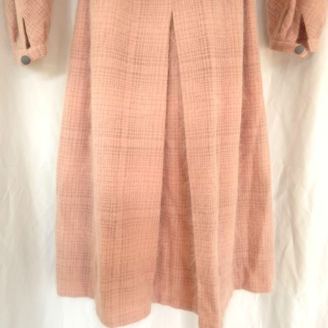 昭和レトロワンピース　1点もの　L～LL　オーダーメイド　ウール　アンゴラ