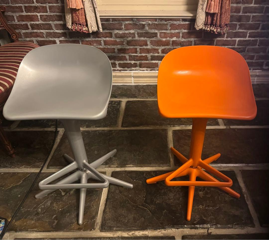 Kartell スプーン ハイスツール 昇降式 カルテル カウンターチェア