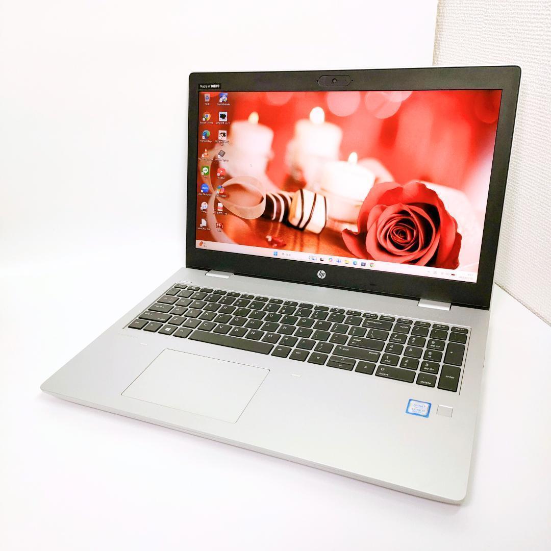 第8世代i7✨️SSD/Windows11/DVD/オフィス/HPノートパソコン