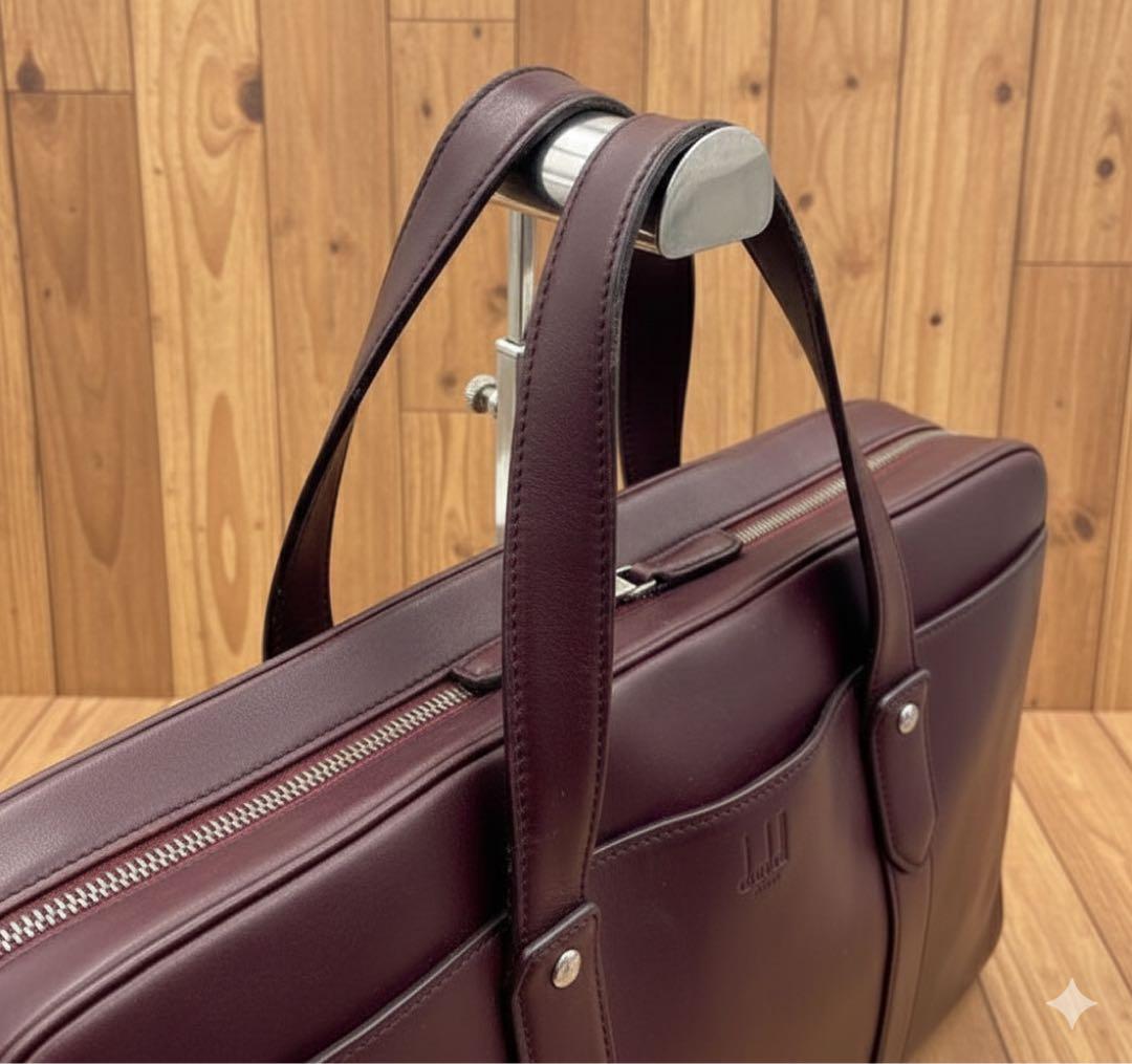 一発値下げ！！ダンヒル 2WAYブリーフケース ハムステッド ボルドー