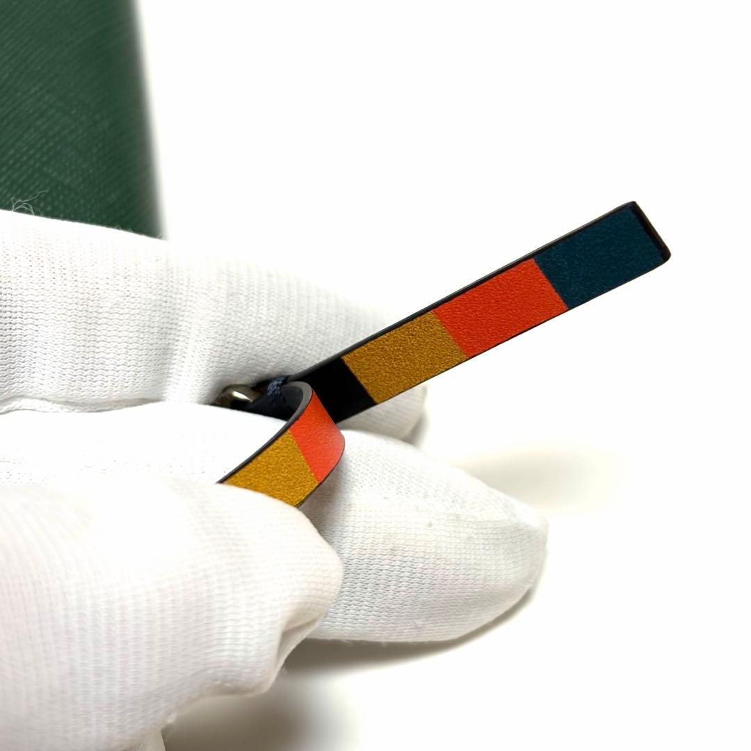 Paul Smith ケース ラウンドジップ グリーン 美品 未使用に近い