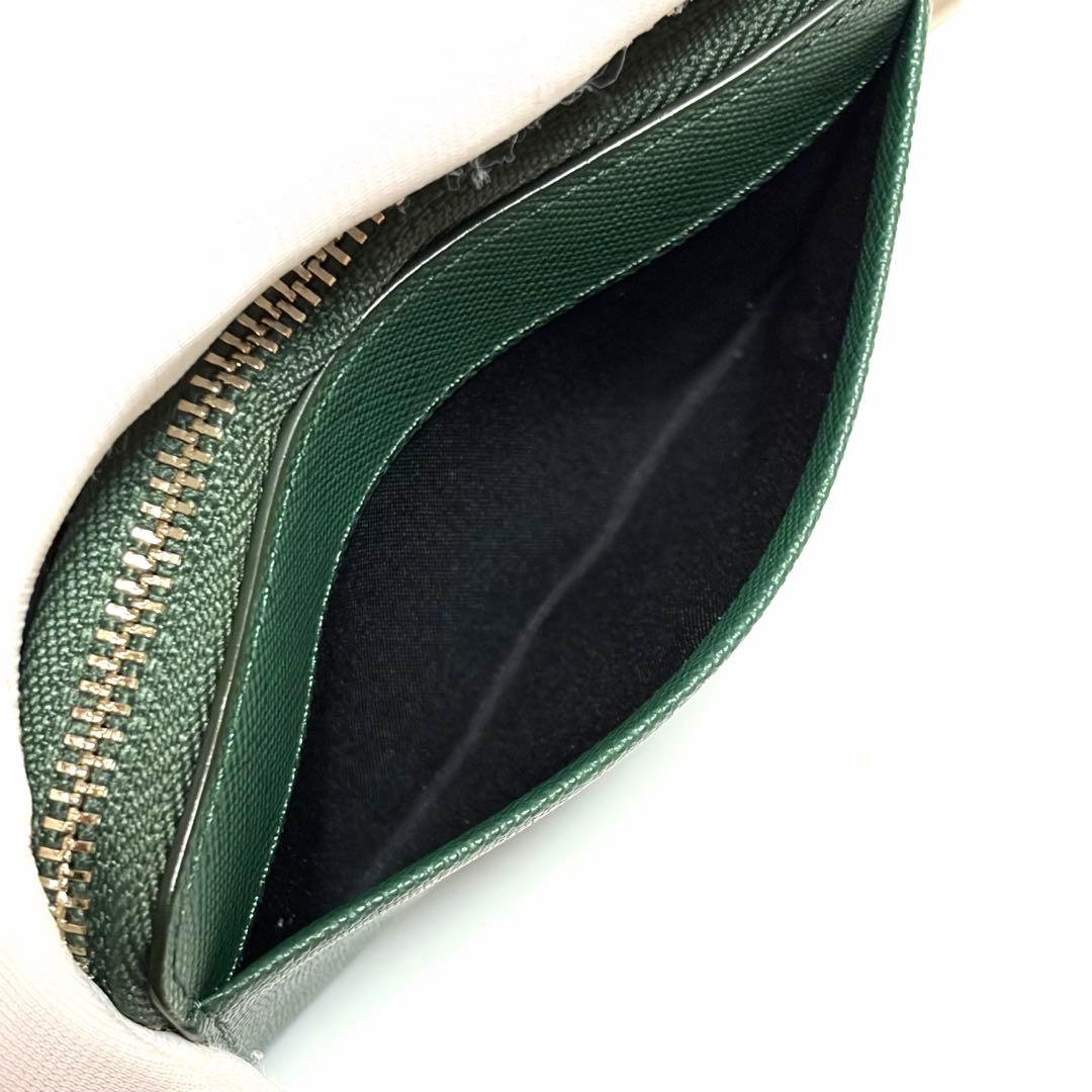 Paul Smith ケース ラウンドジップ グリーン 美品 未使用に近い