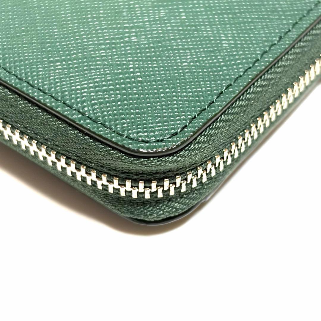Paul Smith ケース ラウンドジップ グリーン 美品 未使用に近い