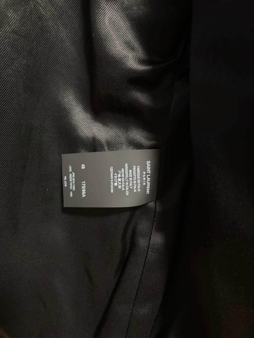 サンローラン キースレザー シングルライダーズ 48 美品