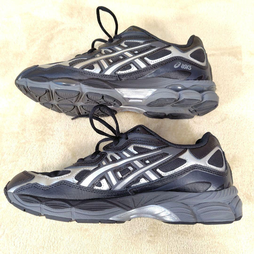 asics アシックス ゲル エヌワイシー スニーカー メンズ 黒色 27.5