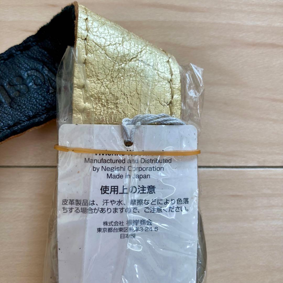 【タグ付き未使用】Vivienne Westwood ベルト 黒 金