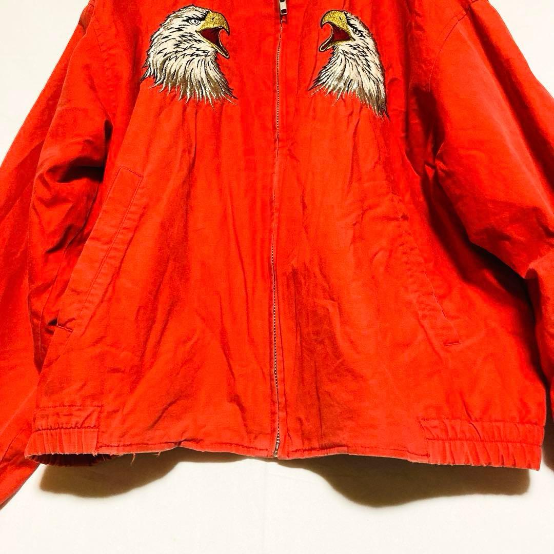 【激レア】LONDON F.B. 鷹×龍 スカジャン 80〜90s ヴィンテージ