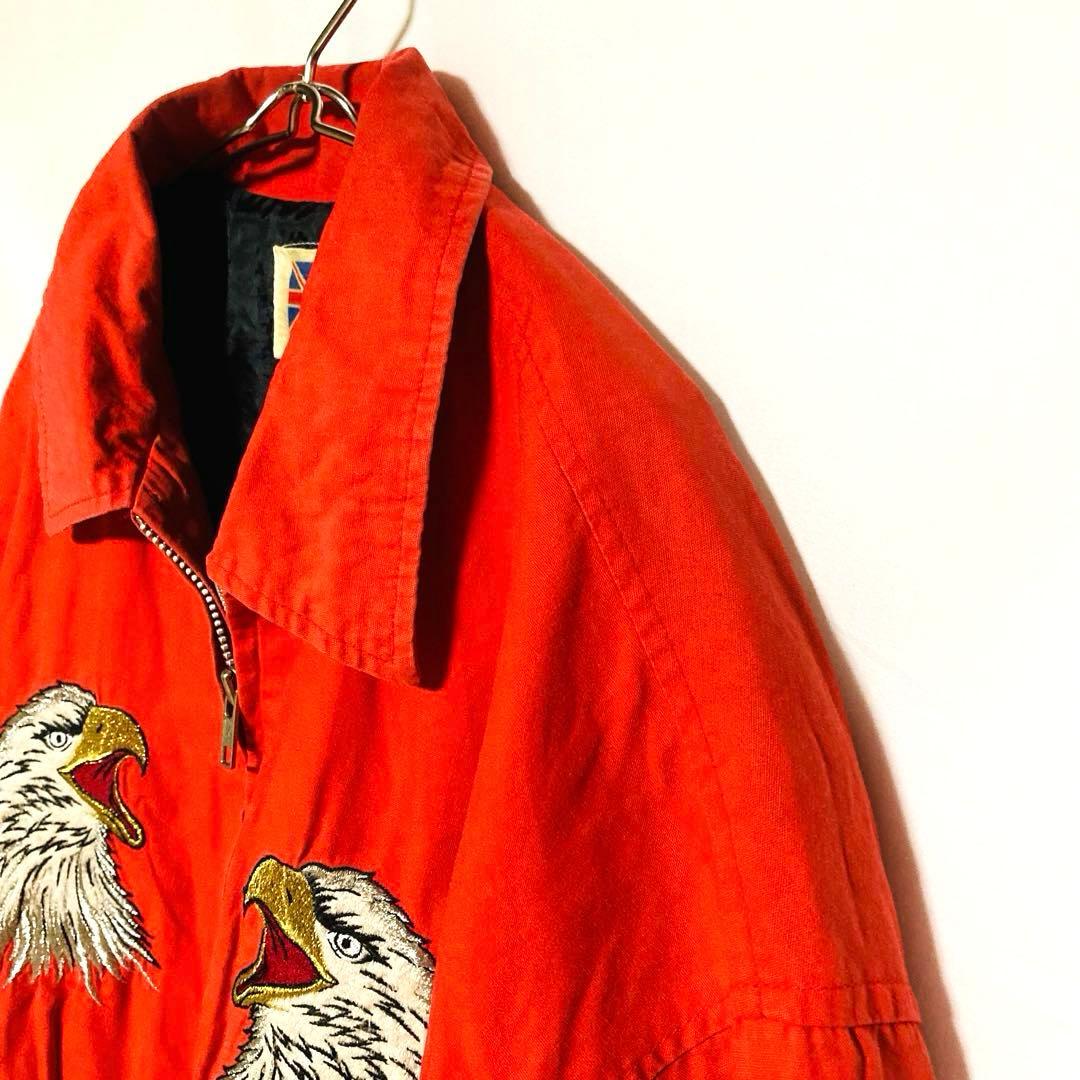 【激レア】LONDON F.B. 鷹×龍 スカジャン 80〜90s ヴィンテージ