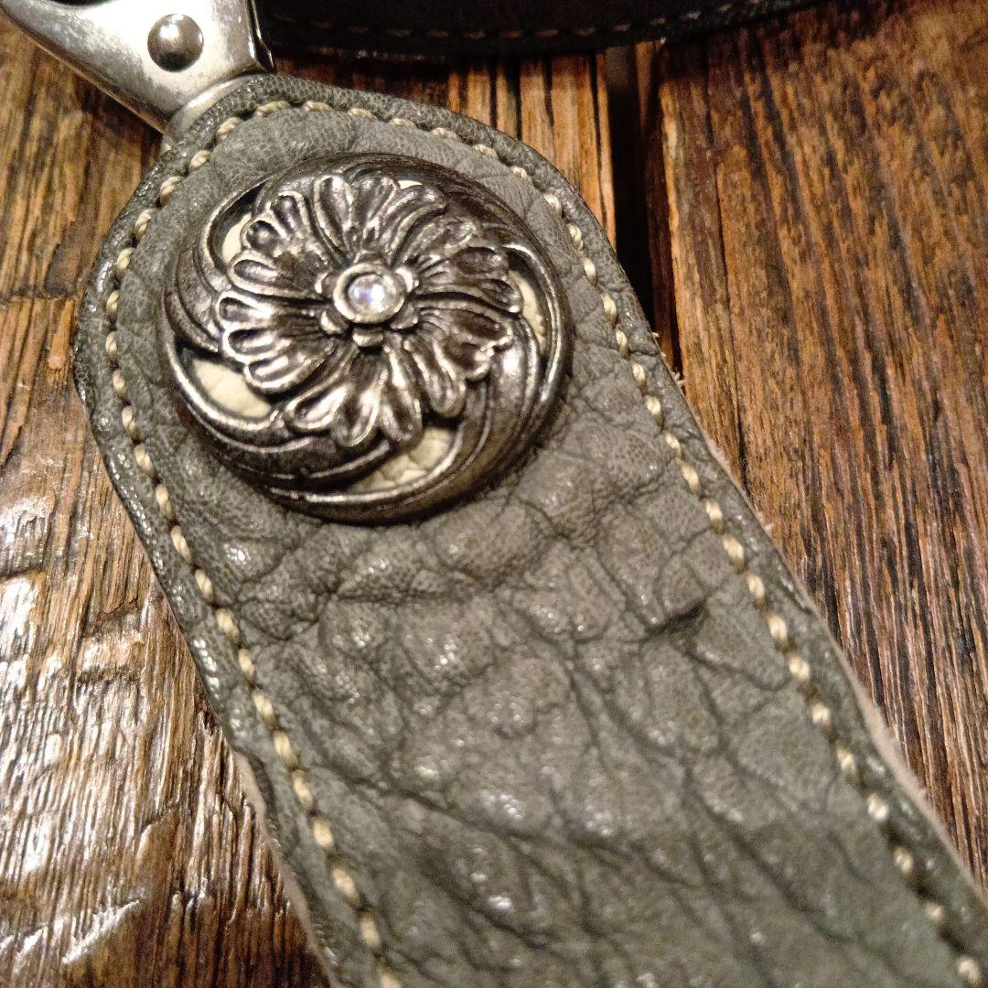 ケイシイズ　ライダースウォレット　エレファントレザー