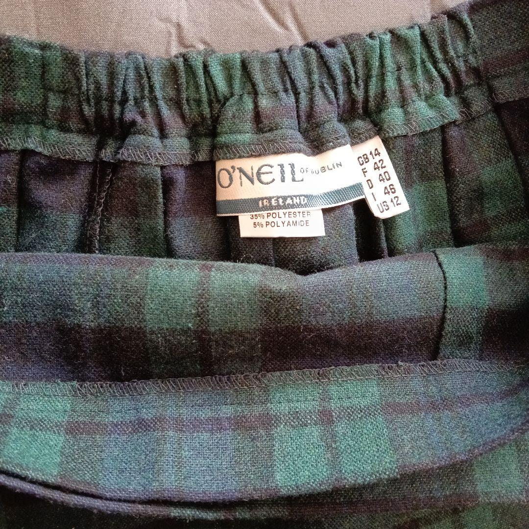 美品　オニールオブダブリン　ロングプリーツスカート