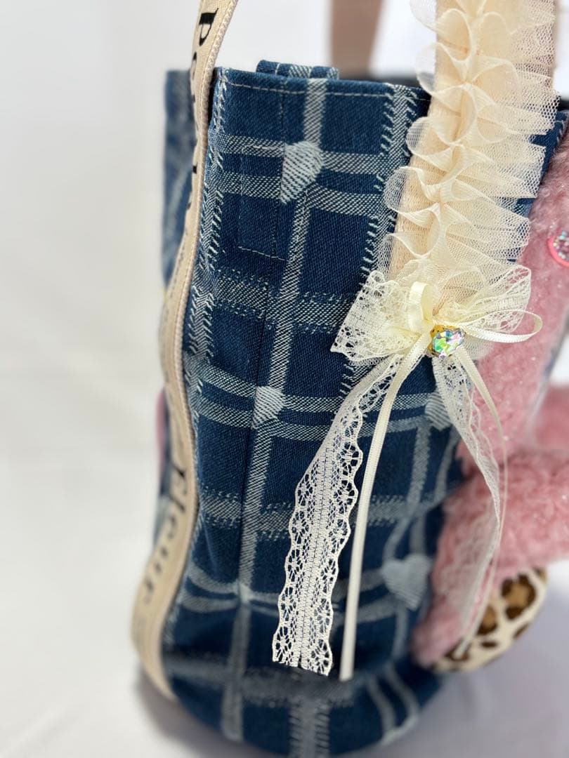 ♡*♡様 コヤンイサムチョン　うさちゃん丸底トートバッグ　ルミちゃん