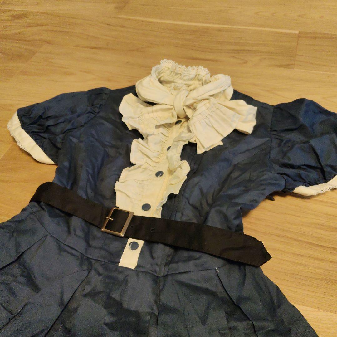 メアリーマグダレン　コクリコットワンピース　青