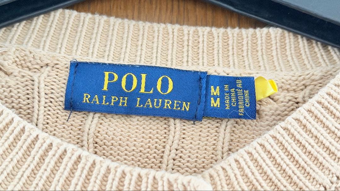 セールPoloポロラルフローレン　ニット セーター　Mサイズ