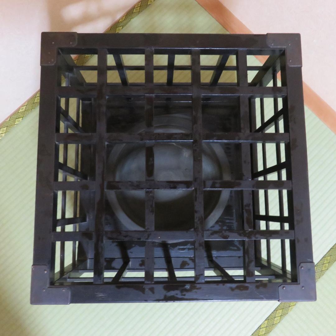 火鉢 角火鉢 囲炉裏櫓 囲炉裏やぐら 手あぶり やぐら テーブル
