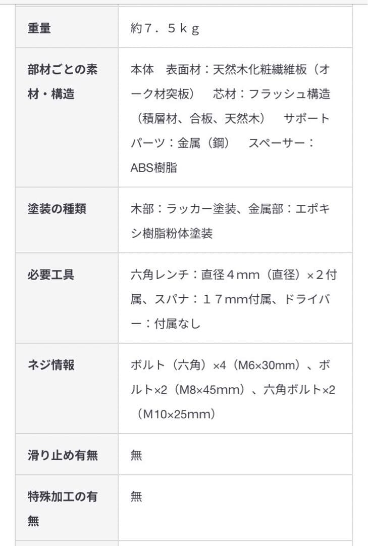 無印　木製　ベッドフレーム用　ヘッドボード ダブル