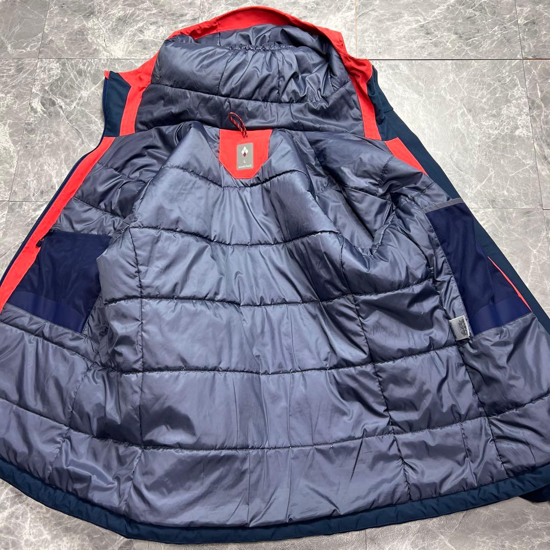 極美品　モンベル　パウダーポップパーカー　アウトドア　軽量　スキーウェア