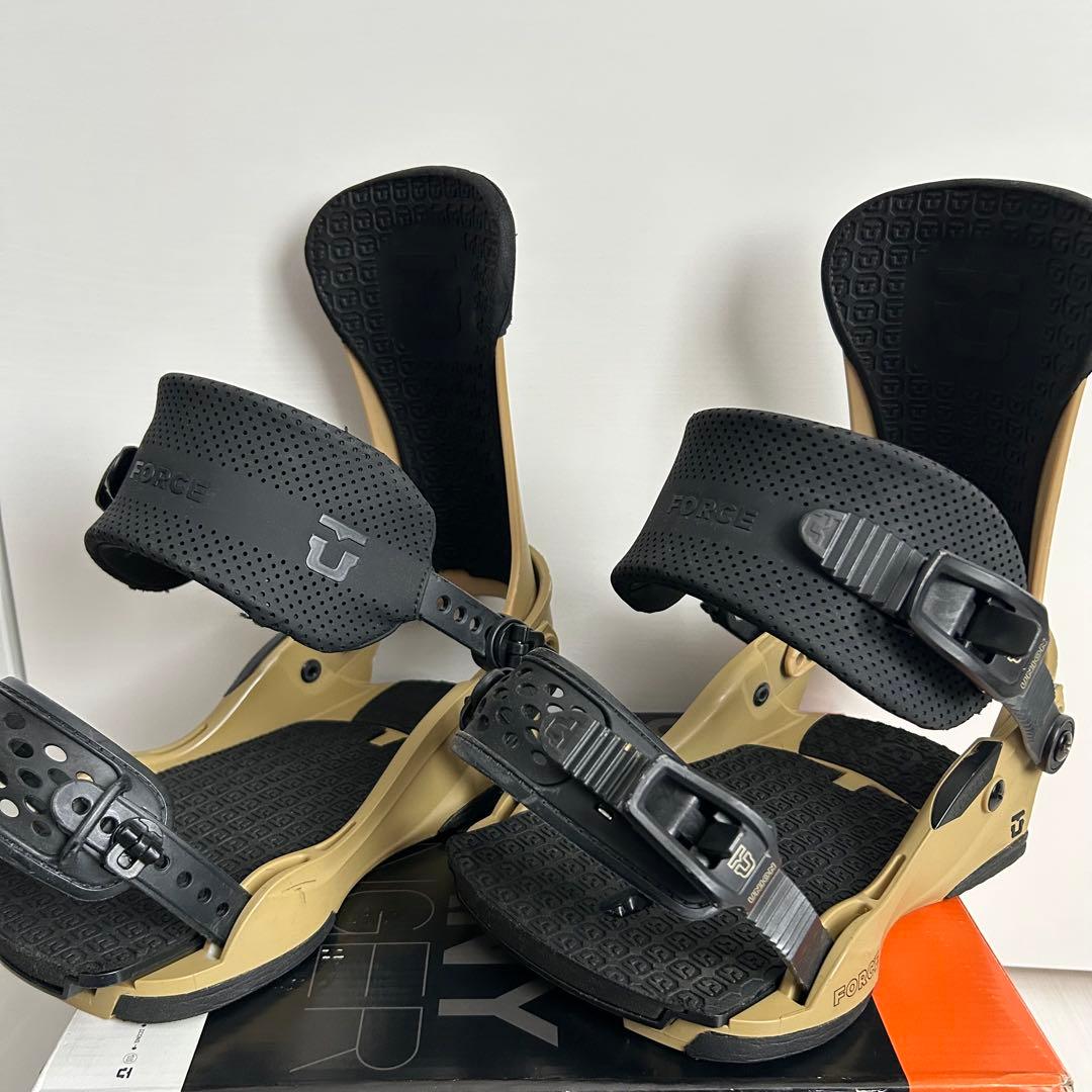 UNION FORCE スノーボードビンディング ベージュ/ブラック