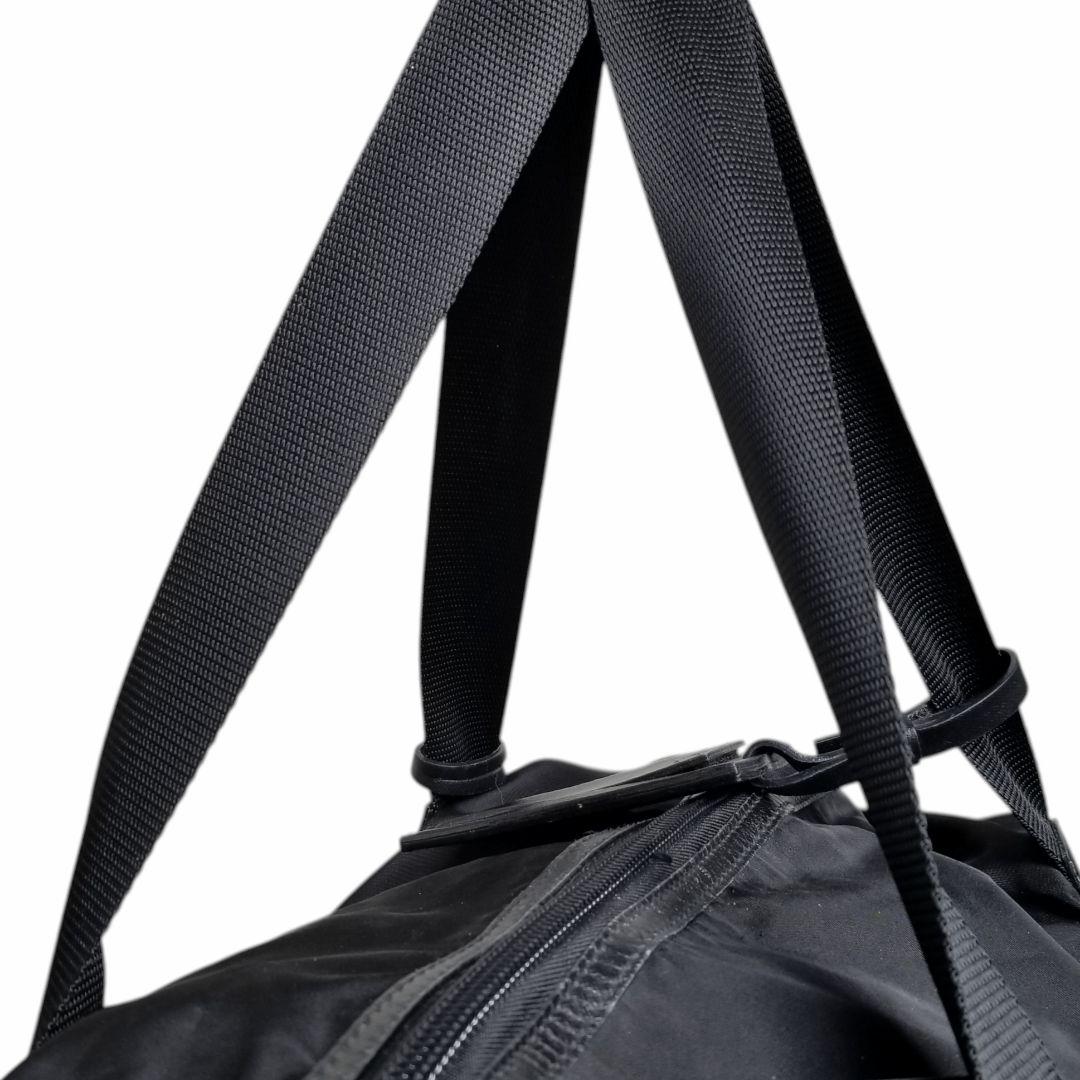 大容量 PRADA プラダ ブラック ナイロン ボストンバッグ 旅行鞄