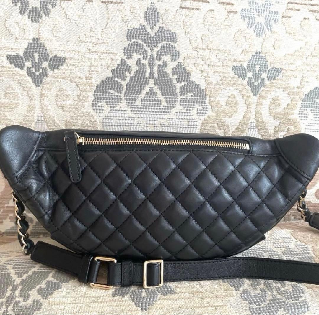 最終お値下げ！美品⭐︎CHANEL ブラック キルティング ボディバッグ