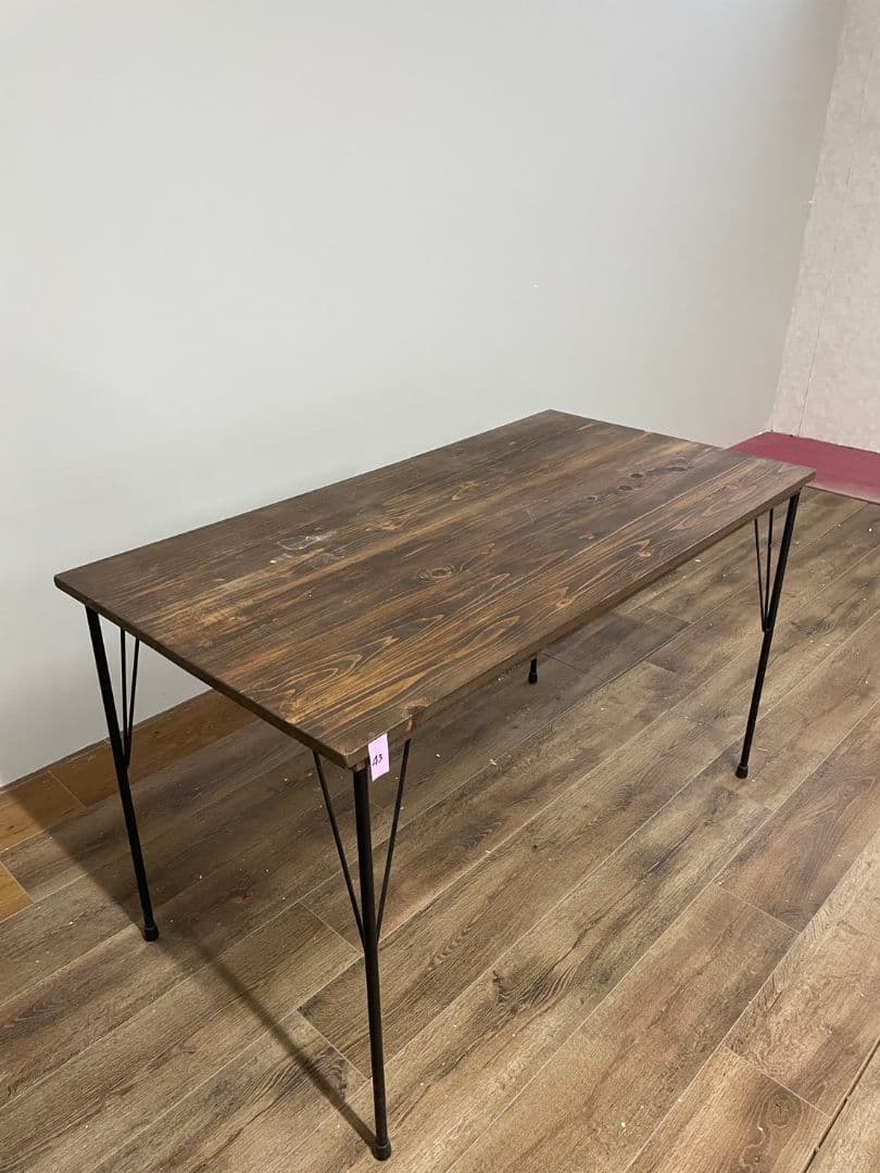 ウォールナット色　カウンターテーブル　ダイニングテーブル　幅120