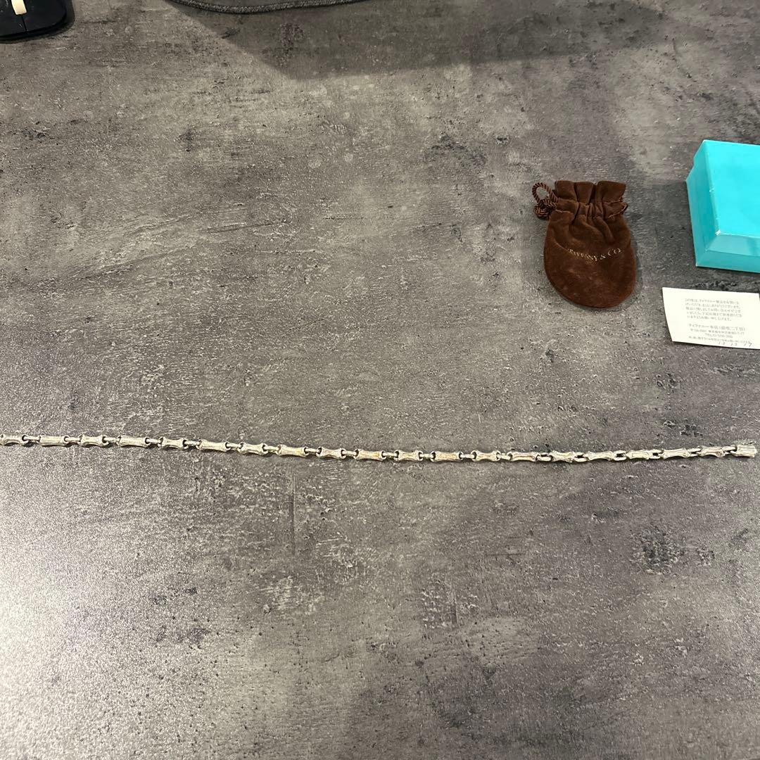 ティファニーシルバー925バンブーブレスレット