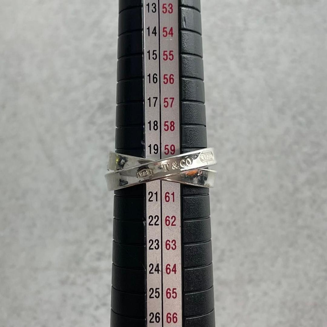 ティファニー 20号 インターロッキング 2連 リング WB3fe