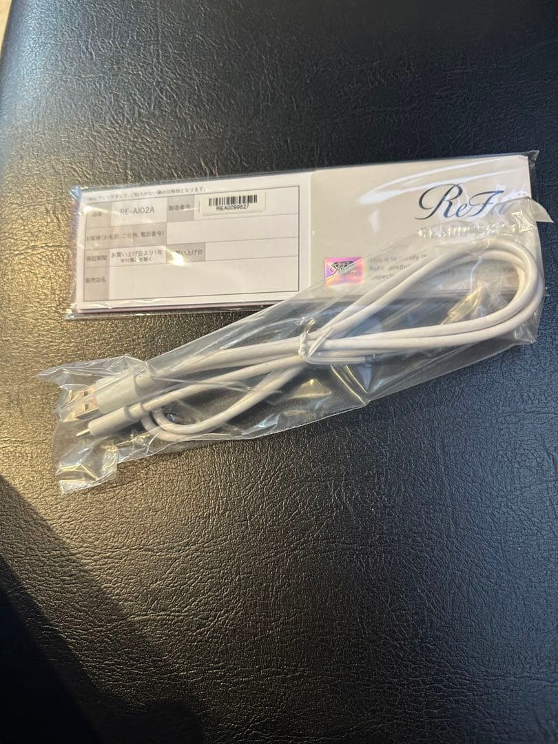 ReFa リファ　ミニアイロン ホワイト USB充電ケーブル付属