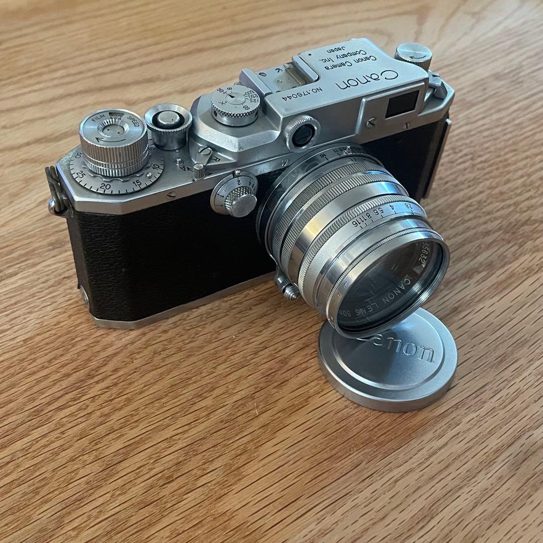 Canon II S改＋50mm F1.8 銀鏡胴 整備済